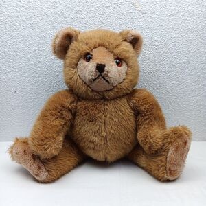 Kamar Pot Belly Teddy Bear Plush Stuffed Animal Toy Brown Bear 12" Vintage Flaws
